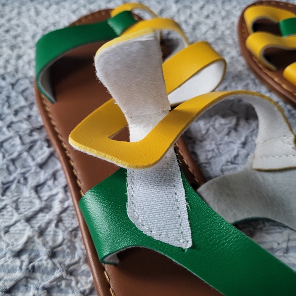 Velcro Never Used Flat Colorful Sandals - Picture 2 of 4